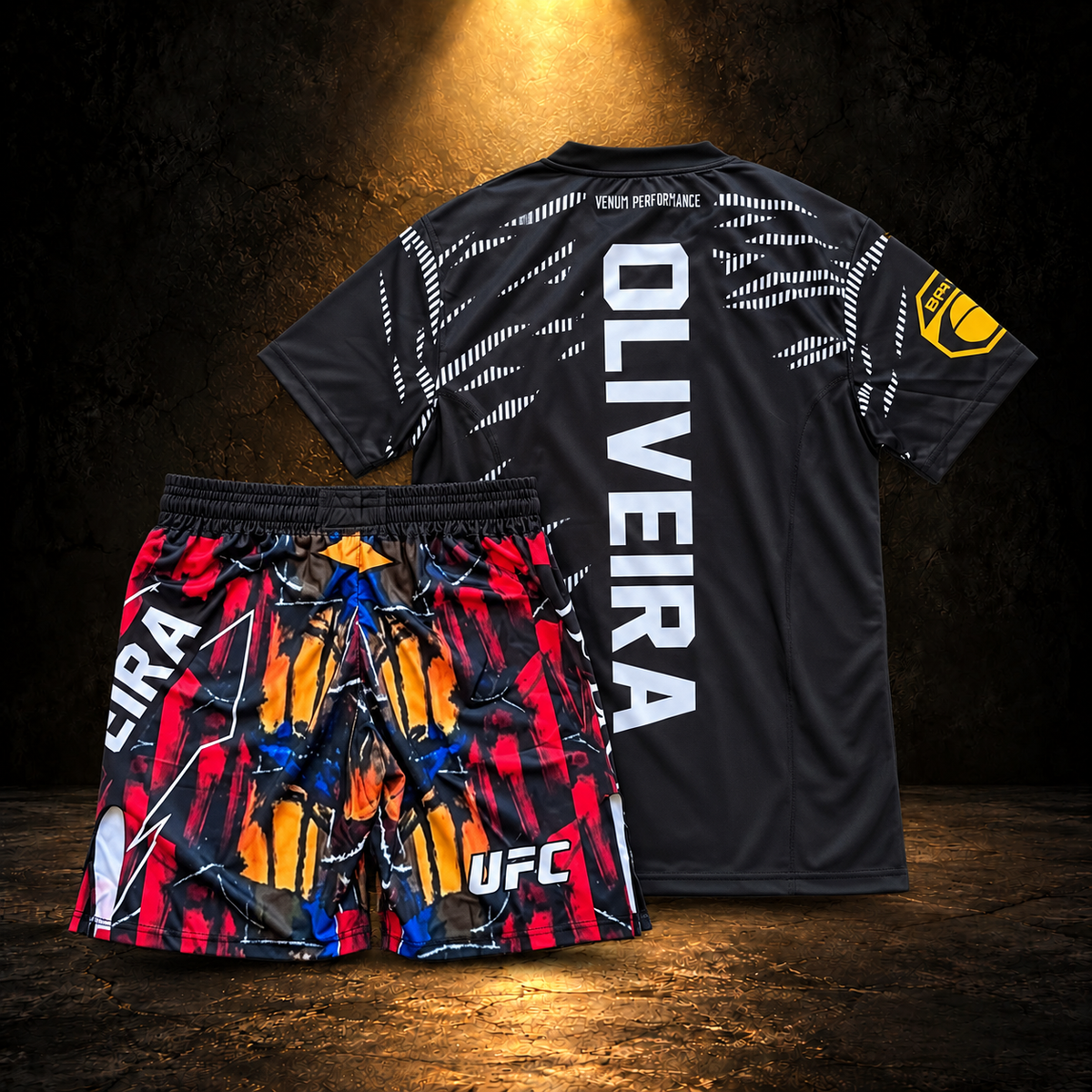 UFC Training Set – Oliveira Black & Grey - foto prodotto