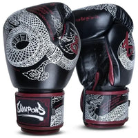 8 Weapons Sak Yant Naga Boxing Gloves