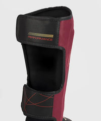 Venum Tactical XT Burgundy Shin Guards