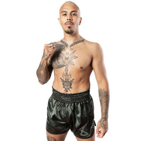 8 Weapons Strike Olive Muay Thai Shorts