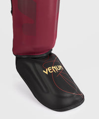 Venum Tactical XT Burgundy Shin Guards