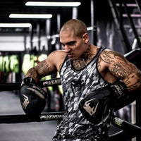 Venum Dark Boxing Gloves