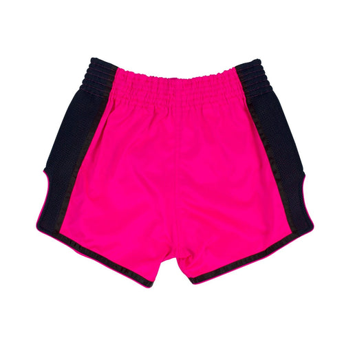 Fairtex BS1714 Muay Thai Shorts Shocking Pink - back