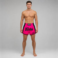 Fairtex BS1714 Muay Thai Shorts Shocking Pink - view