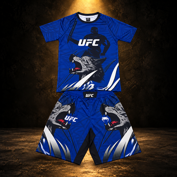 UFC Training Set – Chimaev Wolf Graphic Blue - foto prodotto