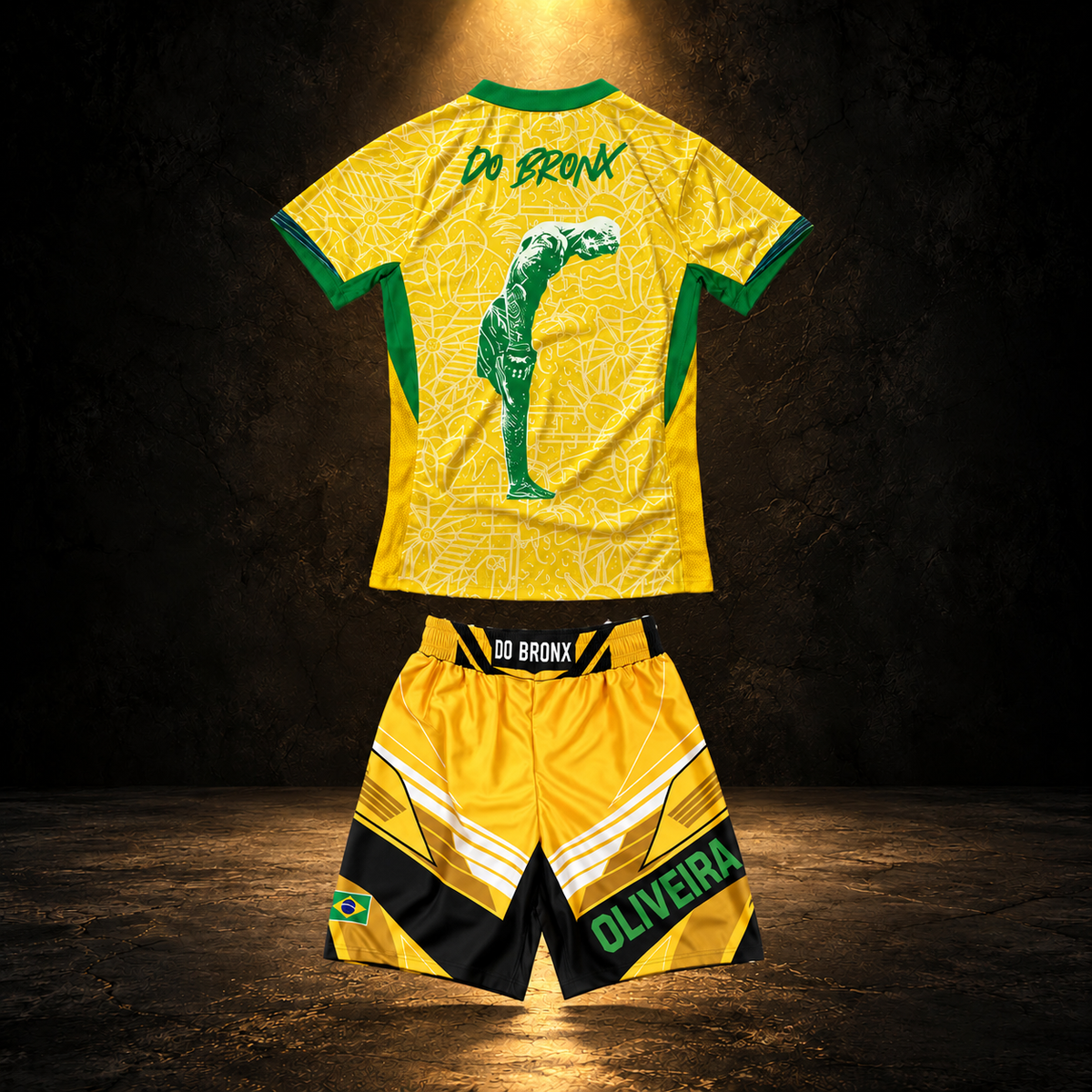 UFC Training Set – Brazil Yellow & Green - foto prodotto